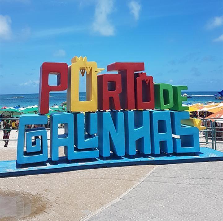 Lindo Apartamento Porto De Galinhas - Ipojuca - Com Churrasqueira E Piscina מראה חיצוני תמונה
