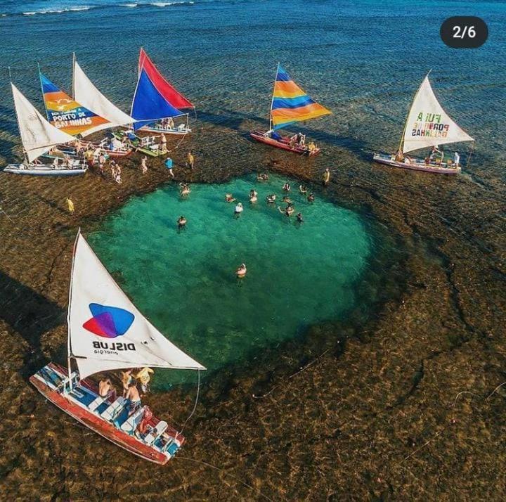 Lindo Apartamento Porto De Galinhas - Ipojuca - Com Churrasqueira E Piscina מראה חיצוני תמונה